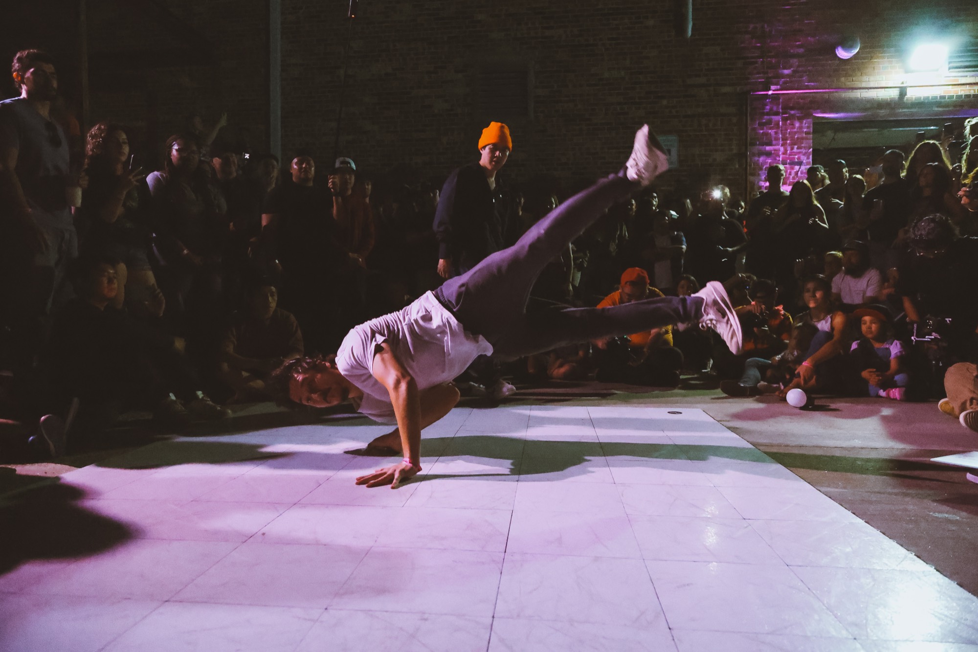 Breakdancing showcase at FallFest